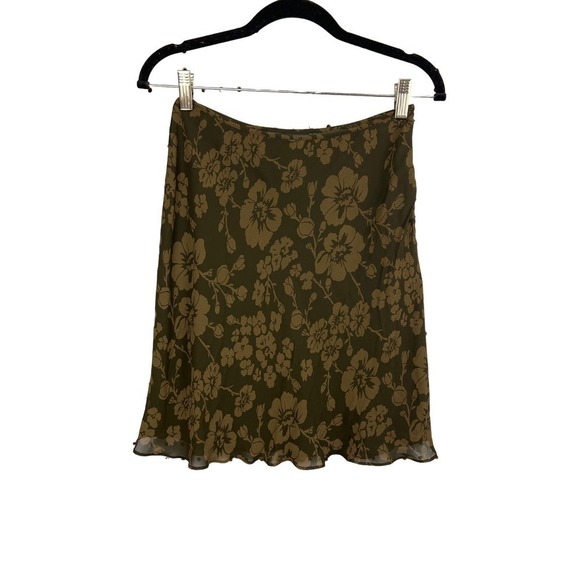 I.N.C Floral Skrit With Side Zipper Size 6 - Picture 1 of 5